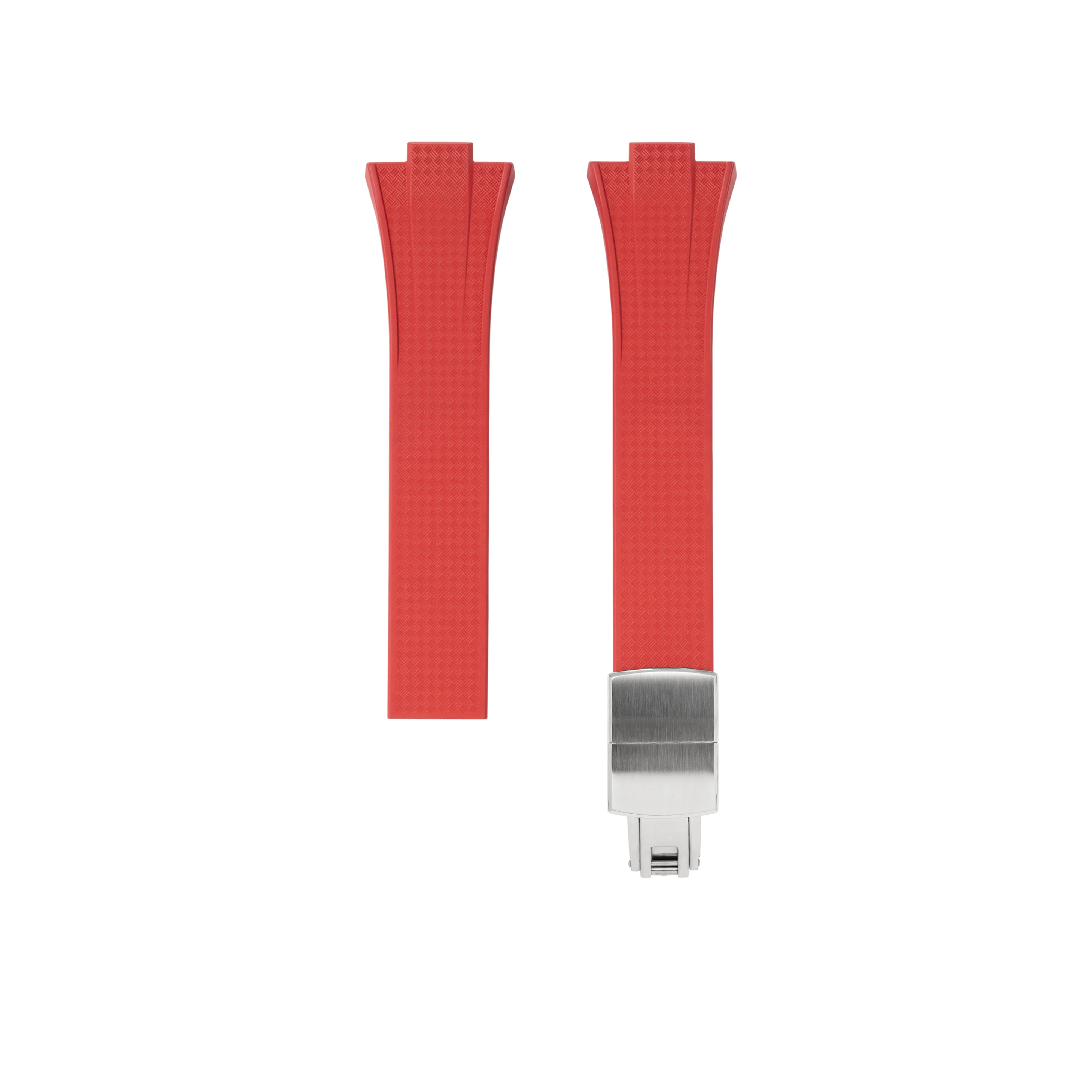Red CTS Rubber Strap for Tissot PRX - Image 6