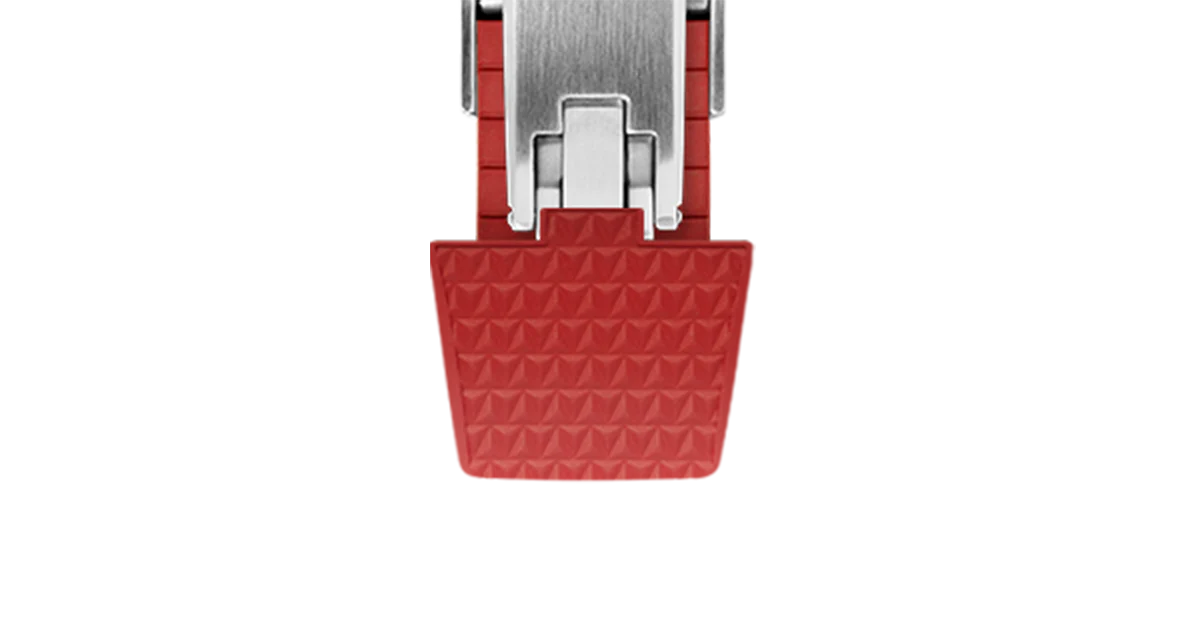 Red CTS Rubber Strap for Vacheron Constantin Overseas - Image 10