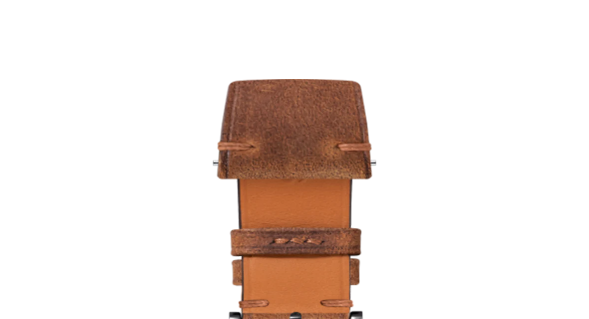 Rust Crazy Horse Side-Stitch Strap - Image 10