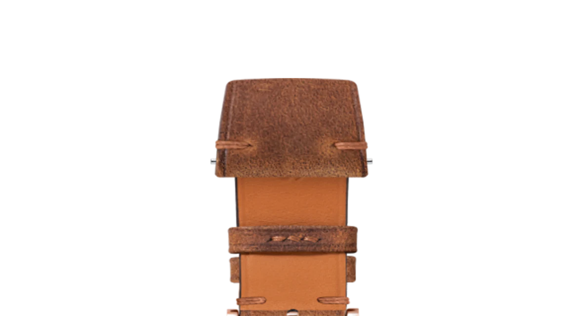 Rust Crazy Horse Side-Stitch Strap - Image 6