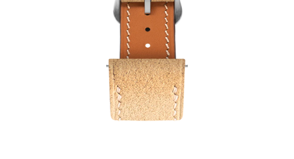 Sand Alcantara Strap for Cartier Santos-Dumont - Image 4