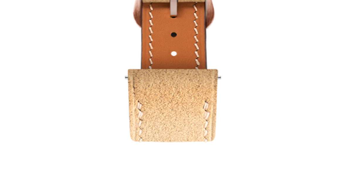 Sand Alcantara Strap for Cartier Santos-Dumont - Image 6