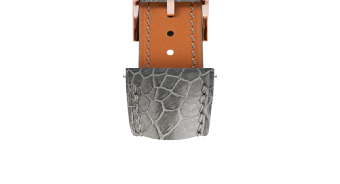 Serpentine Ostrich Leg Signature Strap - Image 6