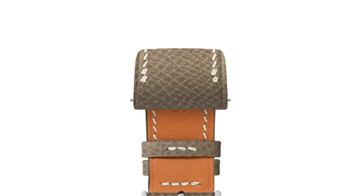 Taupe Epsom Strap for Cartier Santos-Dumont - Image 3