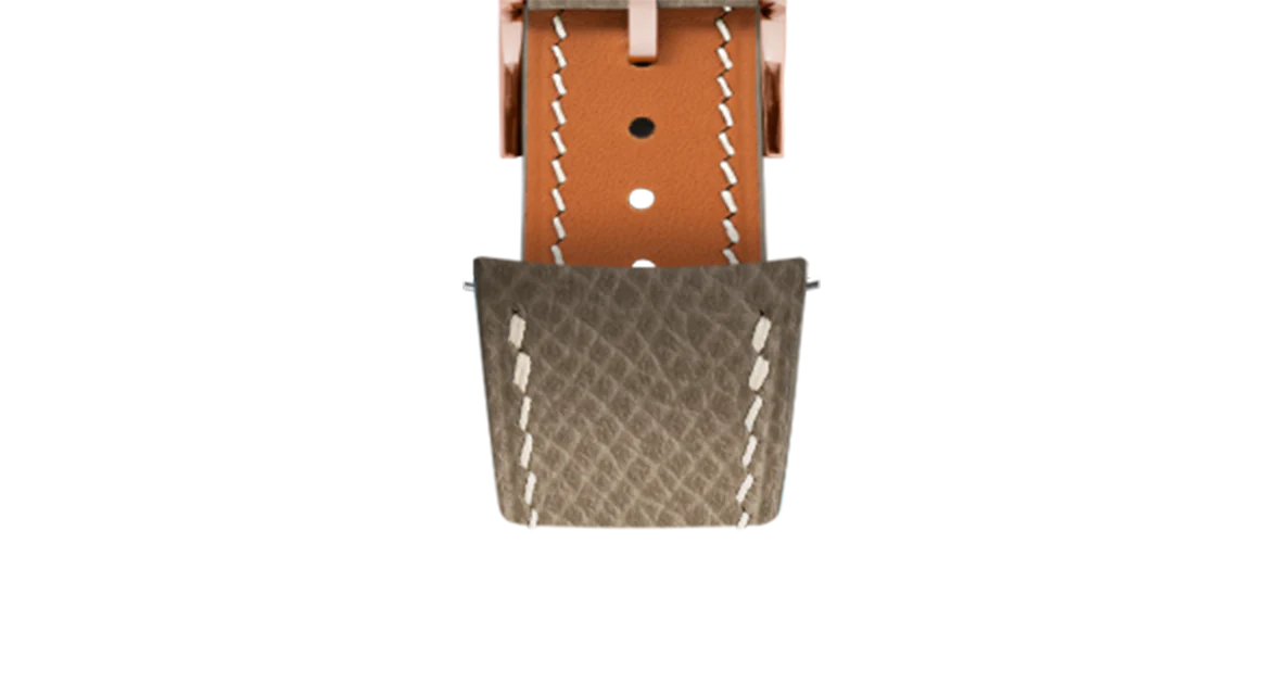 Taupe Epsom Slim (Curved) Strap - Image 8