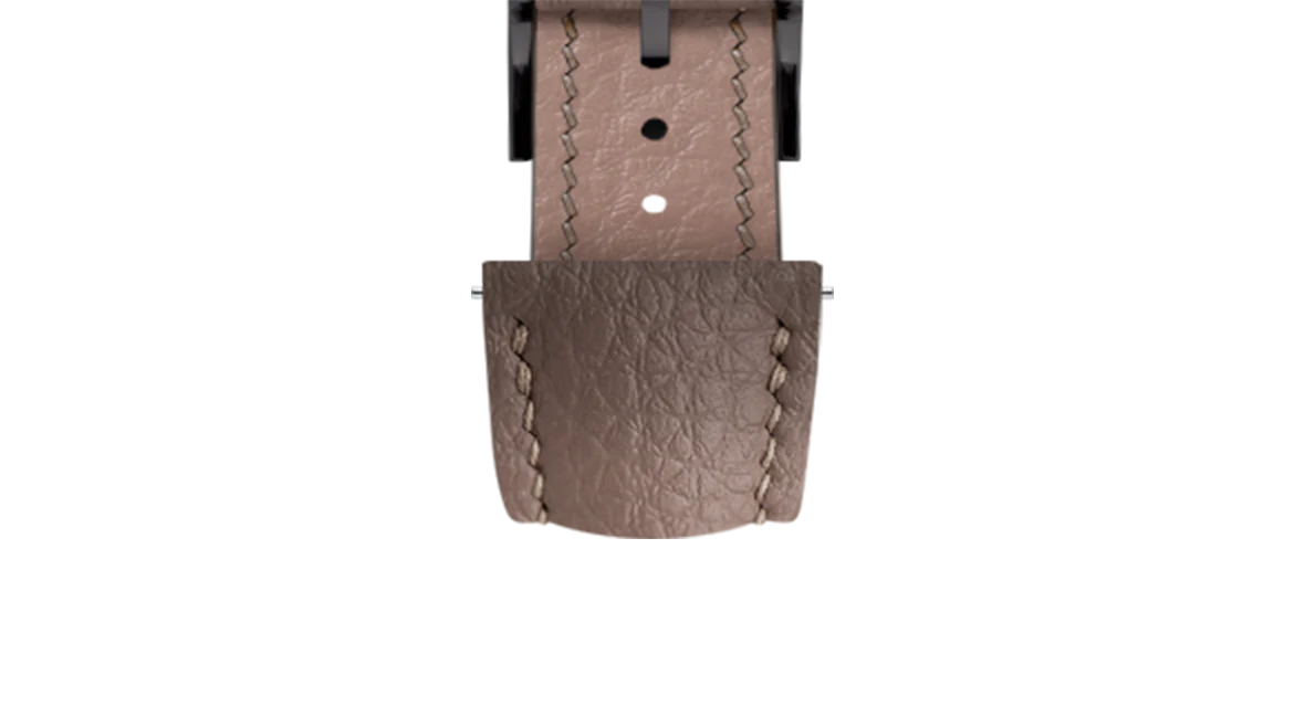 Taupe Rubberised Leather (Togo) Signature Strap - Image 12