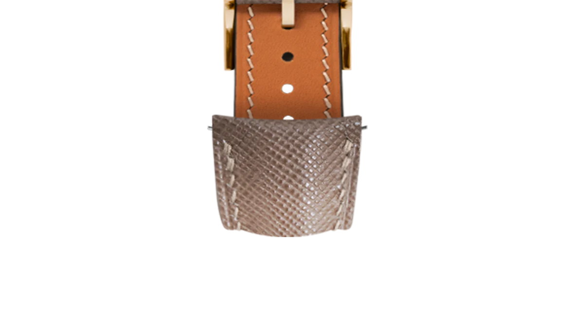 Taupe Saffiano Signature (Curved) Strap - Image 13