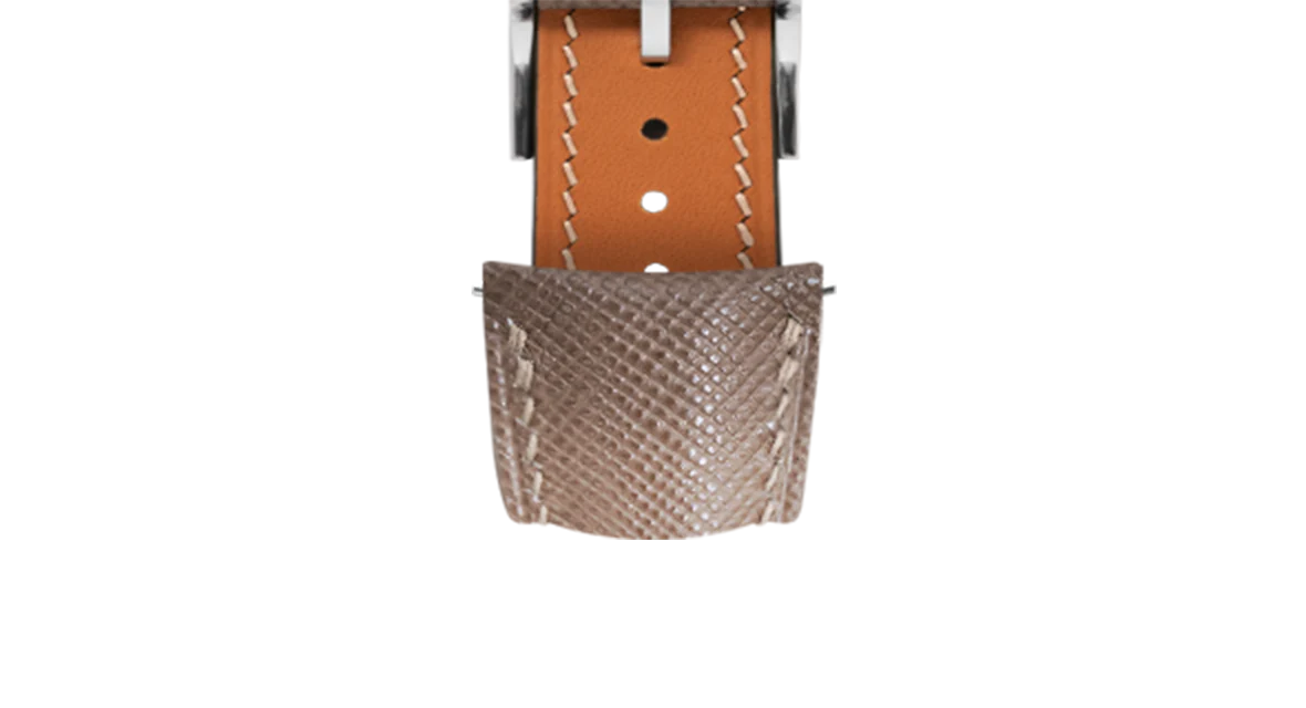 Taupe Saffiano Signature (Curved) Strap - Image 9