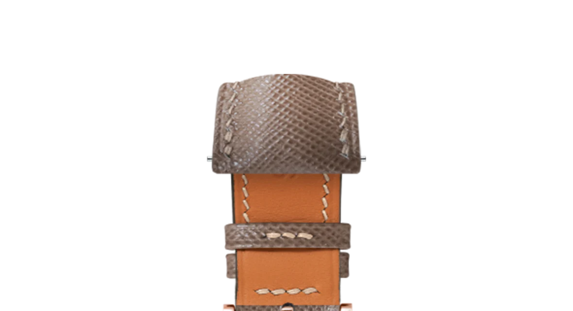 Taupe Saffiano Signature Strap - Image 6