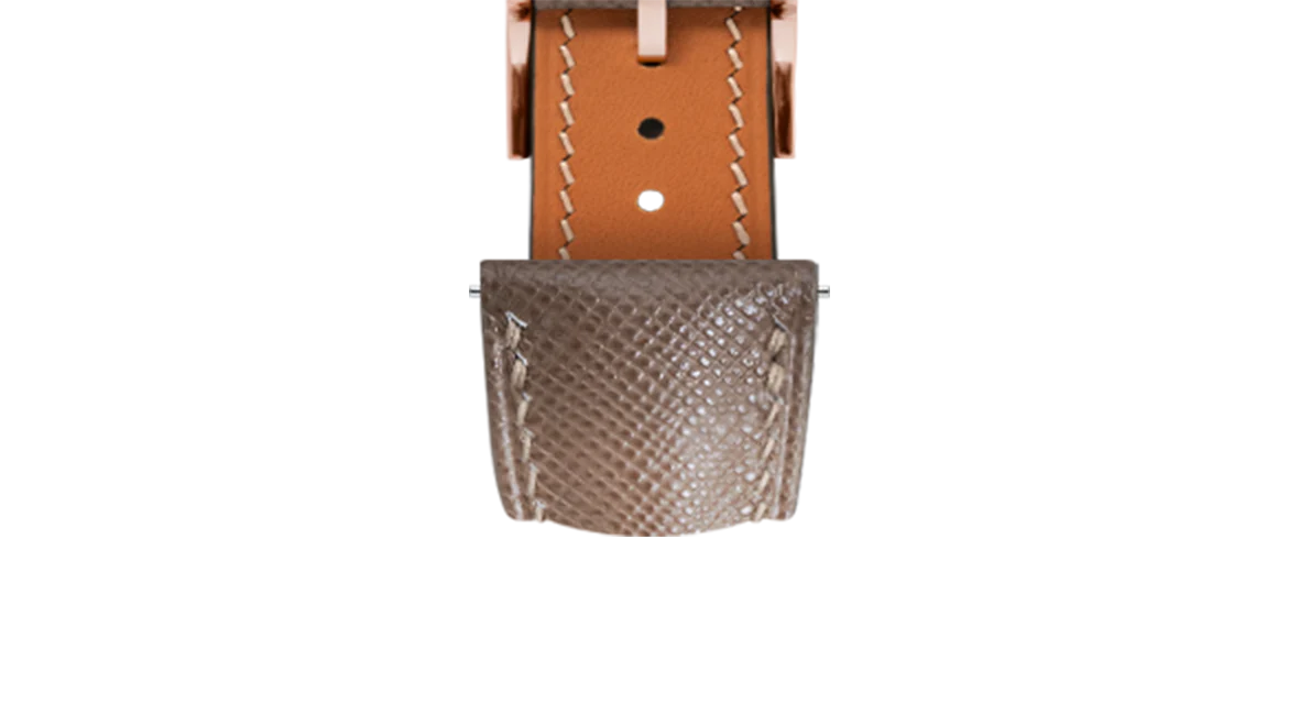 Taupe Saffiano Signature Strap - Image 7