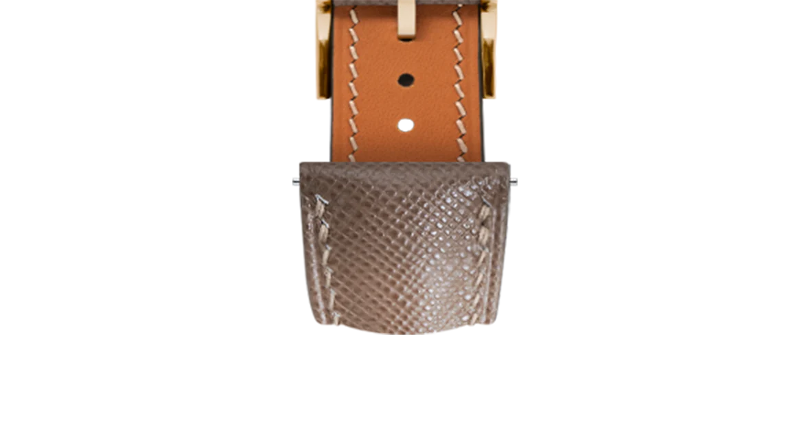 Taupe Saffiano Signature Strap - Image 9