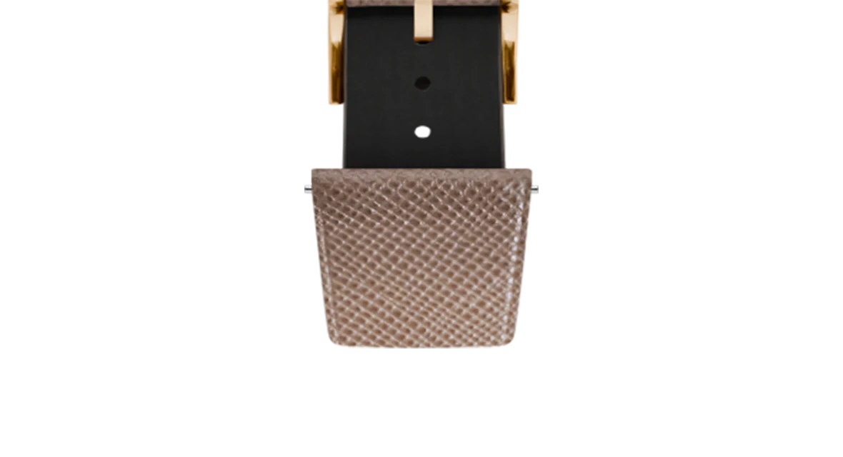 Taupe Saffiano Stitchless Strap - Image 10