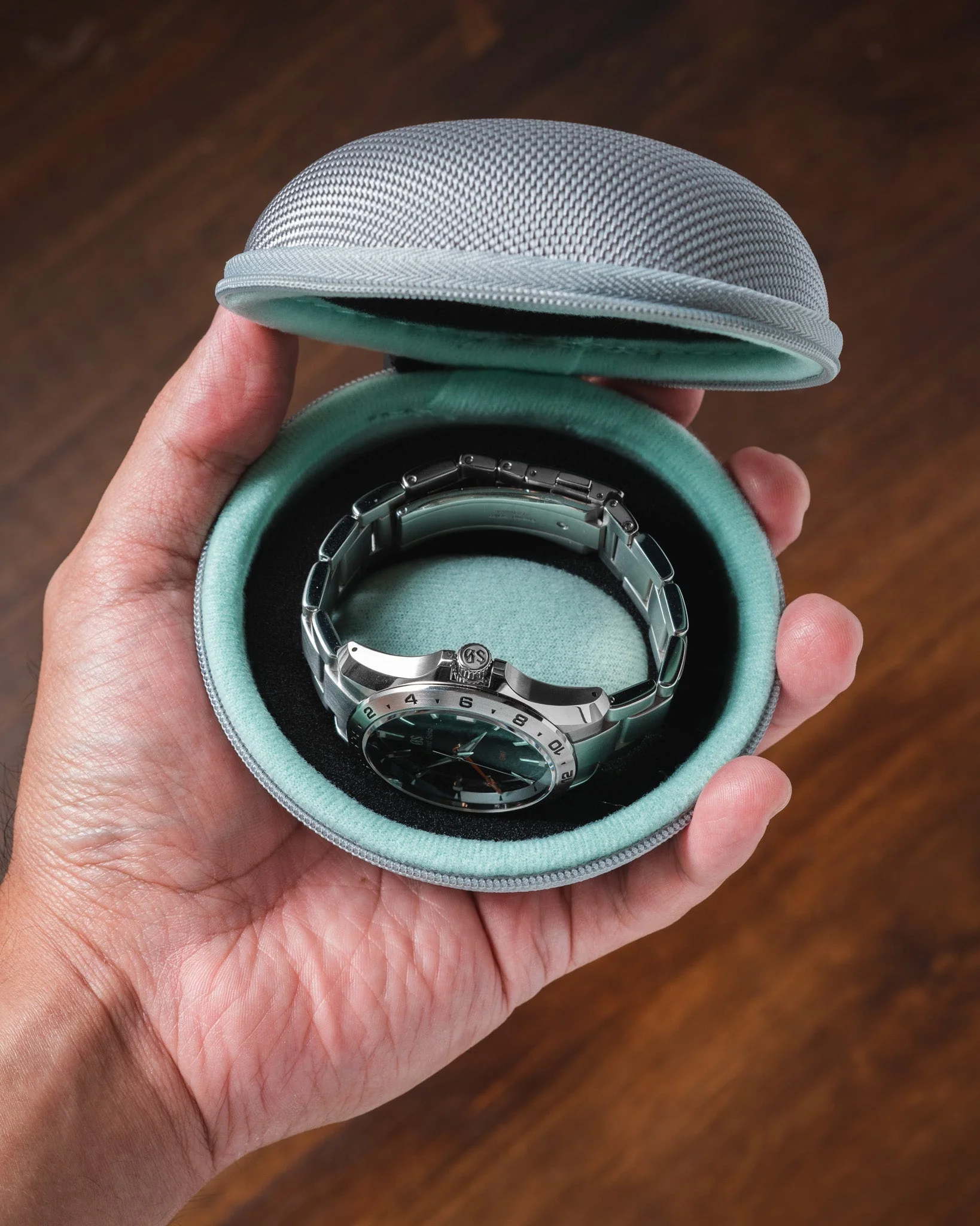 The Bagel - Light Grey/Turquoise - Image 4