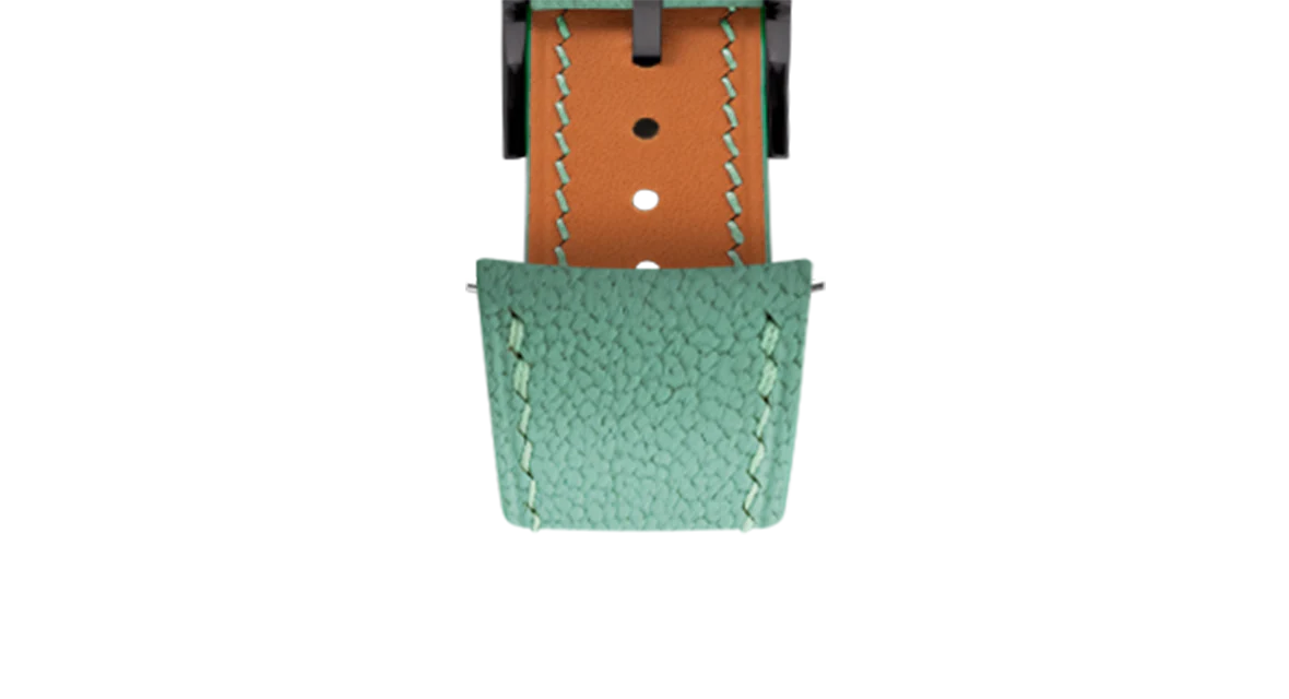 Overstock: Turquoise Chevre Slim (Curved) Strap - Image 11