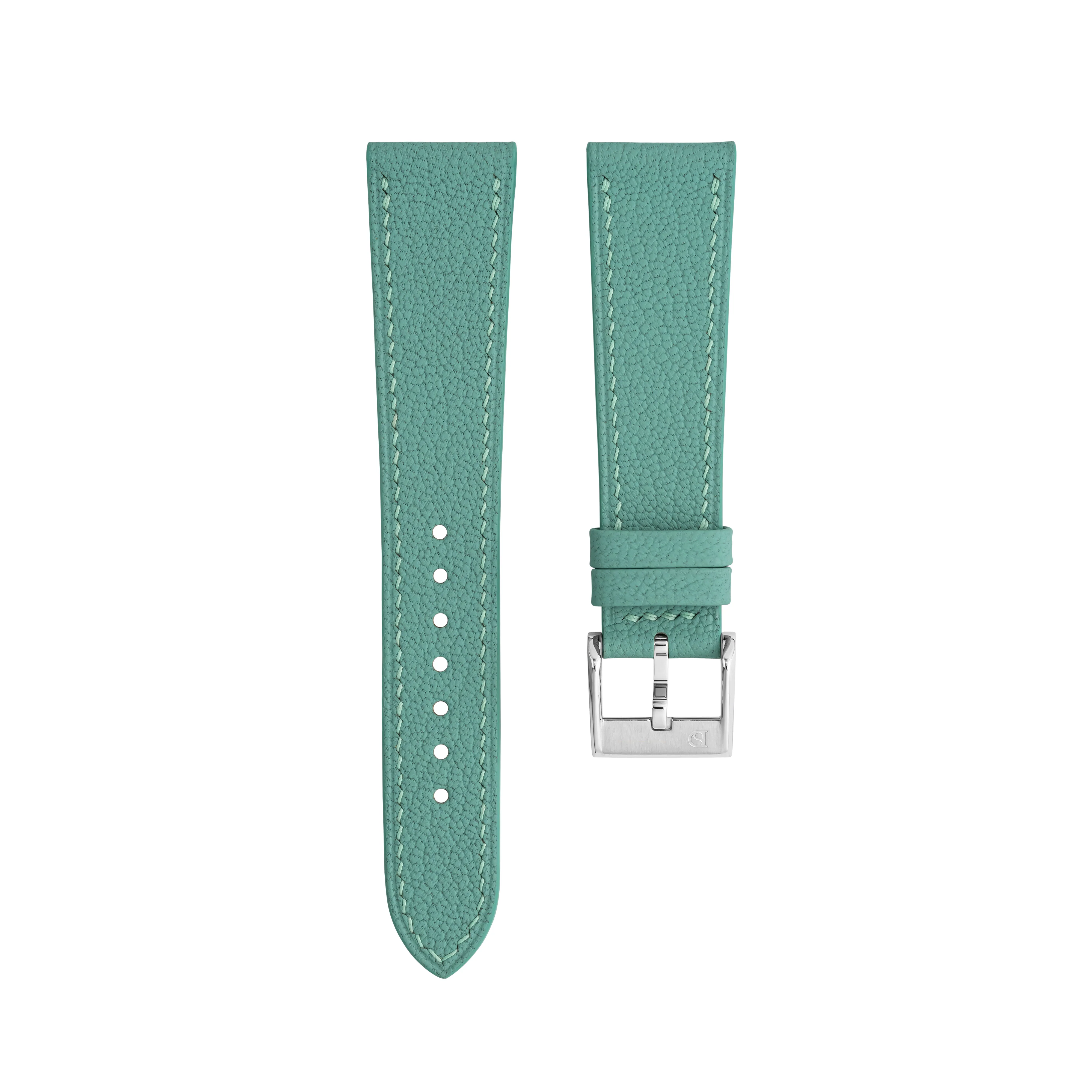 Overstock: Turquoise Chevre Slim Strap
