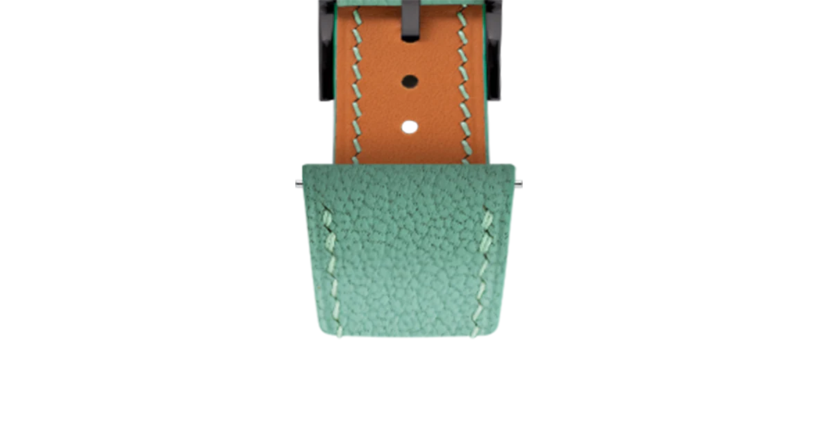 Overstock: Turquoise Chevre Slim Strap - Image 11