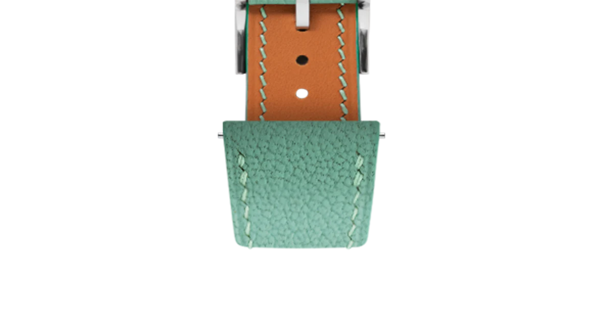 Overstock: Turquoise Chevre Slim Strap - Image 5