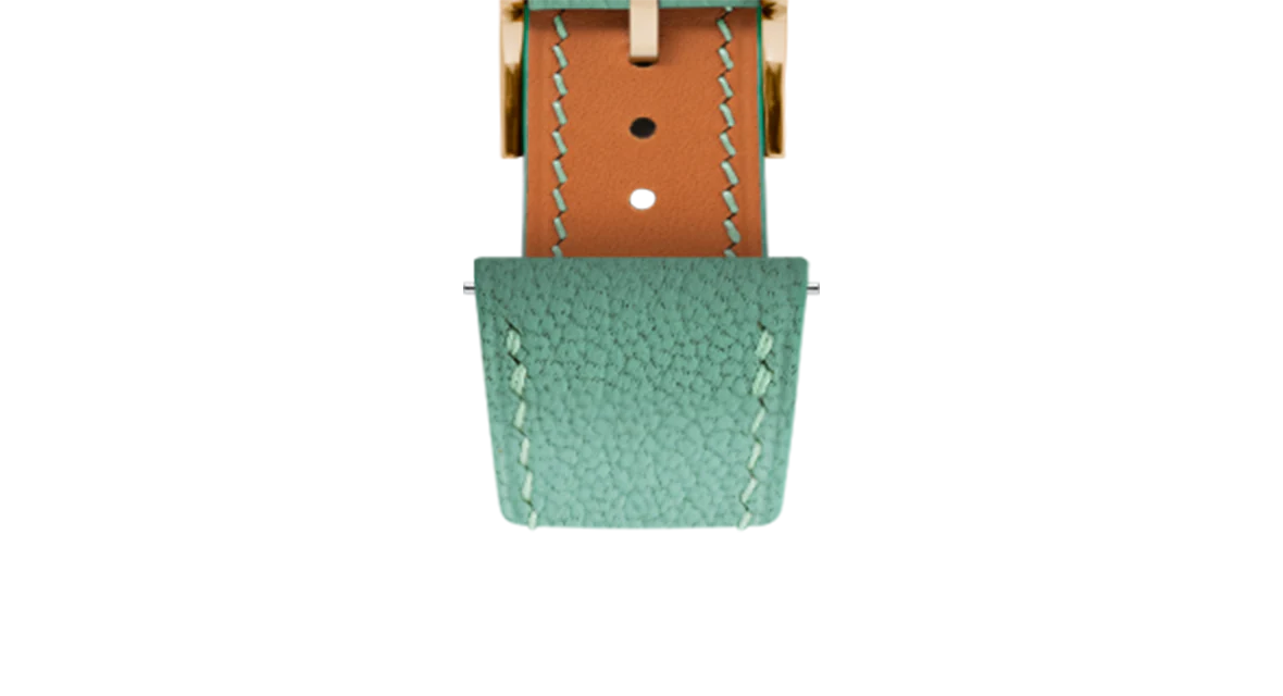 Overstock: Turquoise Chevre Slim Strap - Image 9