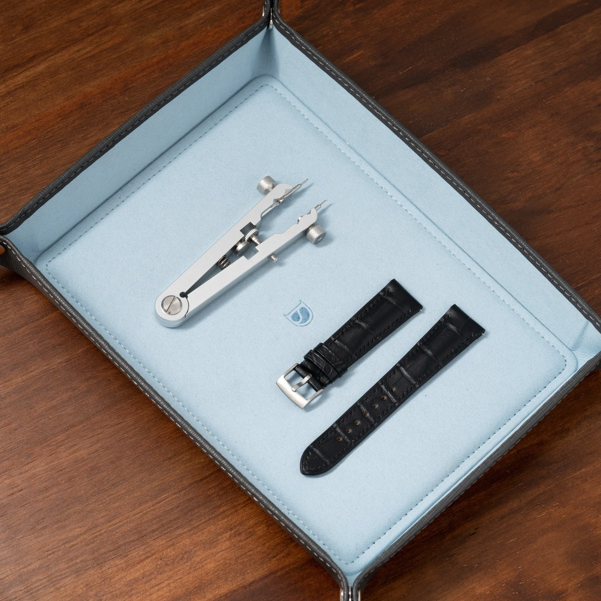 Valet Tray - Grey / Sky Blue - Image 2