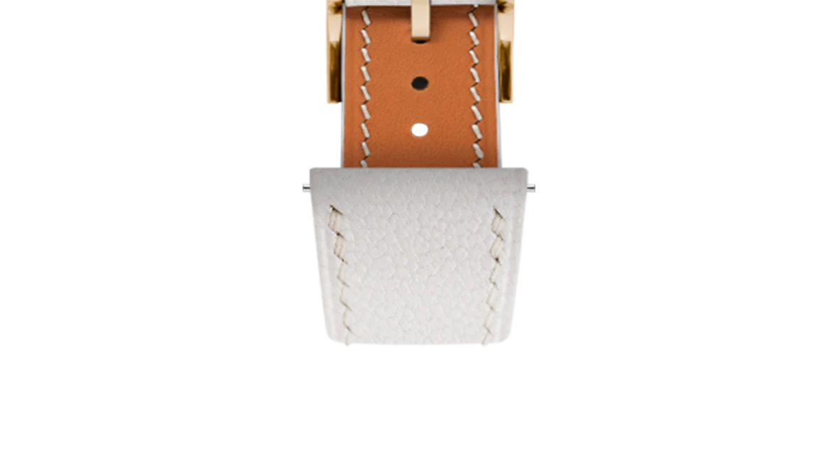 White Chevre Slim Strap - Image 10