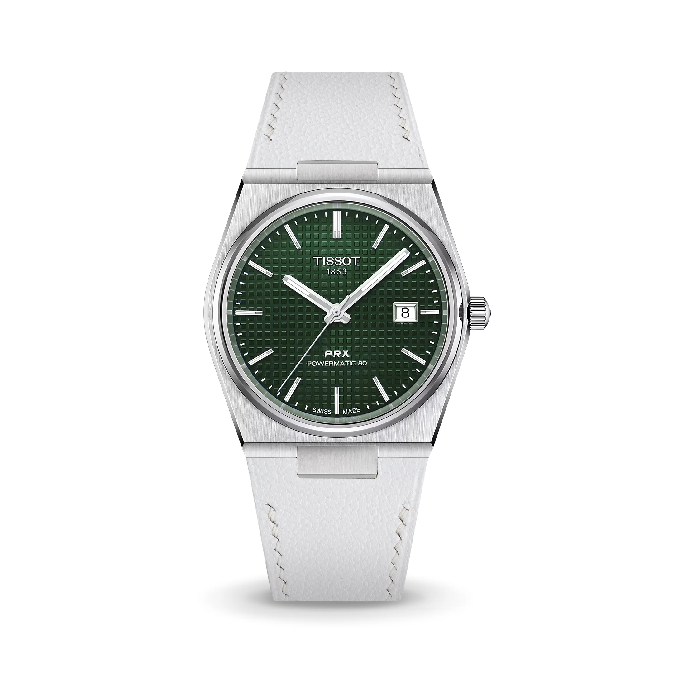 White Chevre Strap for Tissot PRX