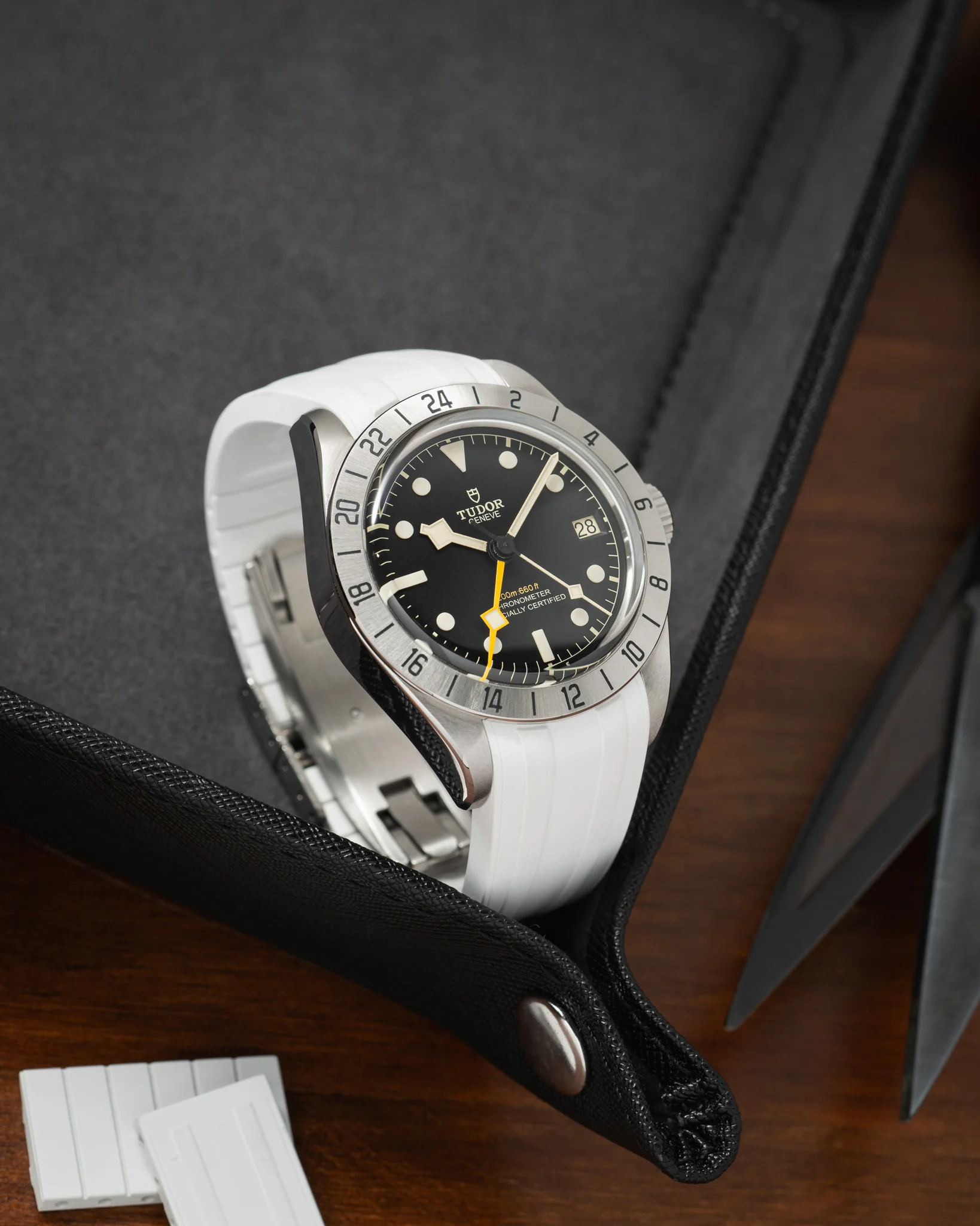 White CTS Rubber Strap for Tudor BB Pro - Image 4