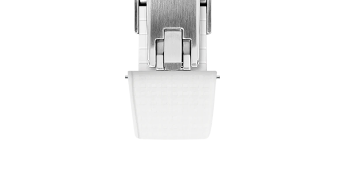 White Mosaic CTS Rubber Strap - Image 8