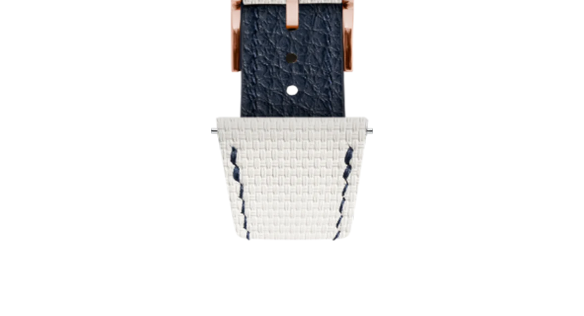 White Sailcloth Slim Strap for De Bethune - Image 10