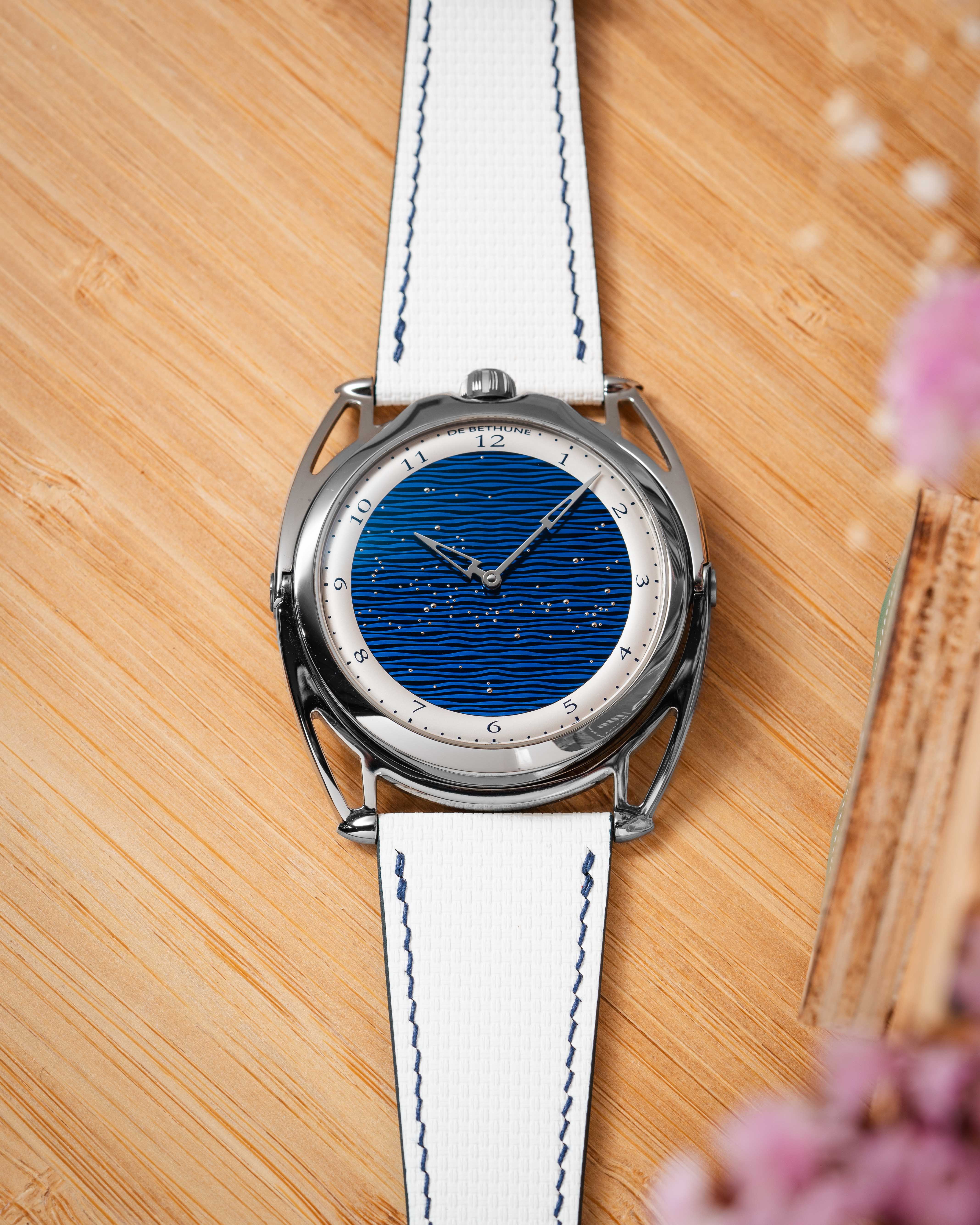 White Sailcloth Slim Strap for De Bethune - Image 4