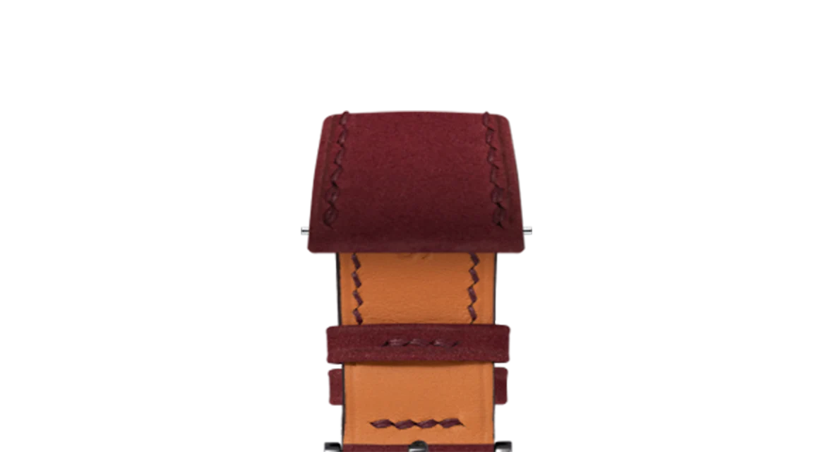 Wine Red Nubuck Slim Strap - Image 11