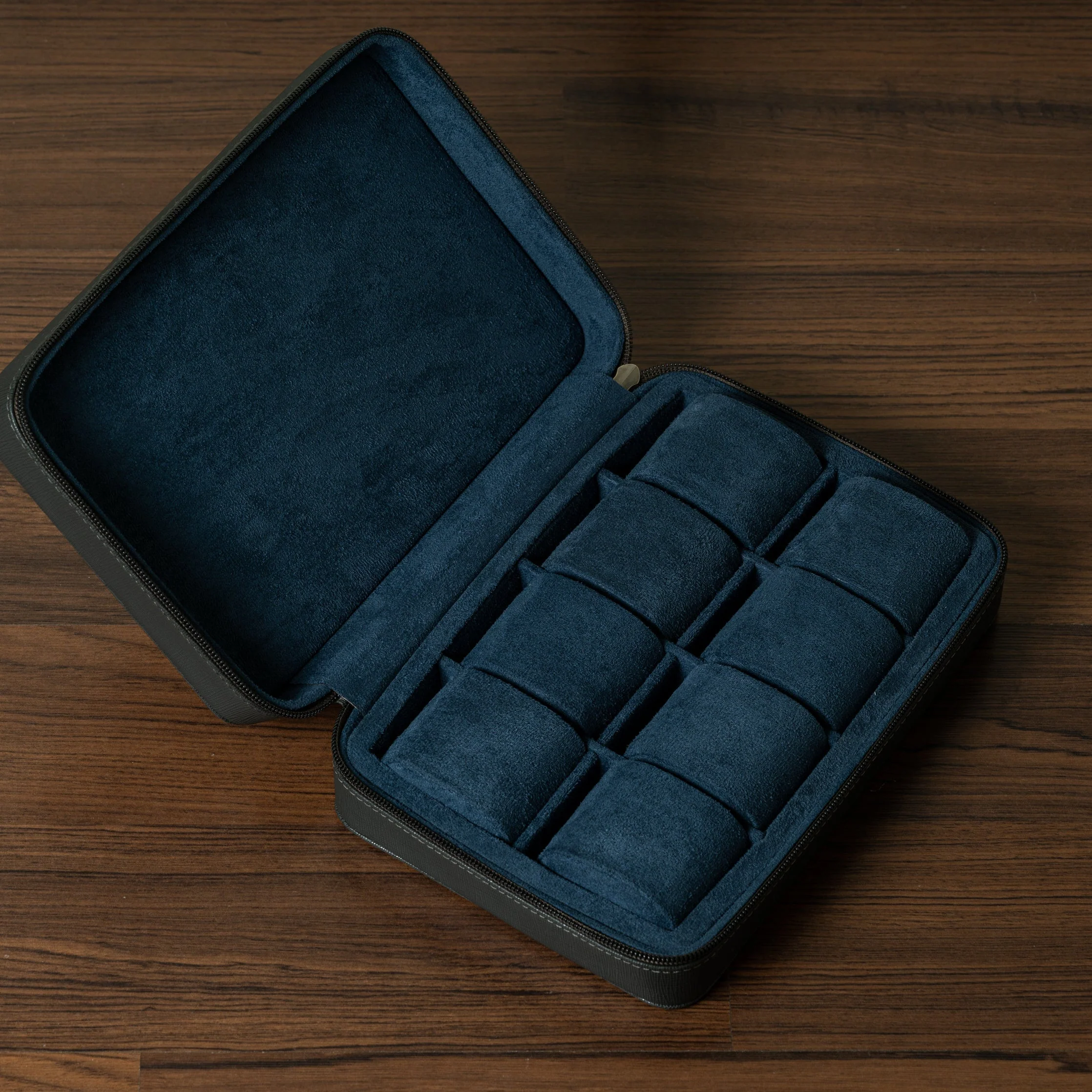 Zip Box (Eight) - Grey/Navy - Image 3