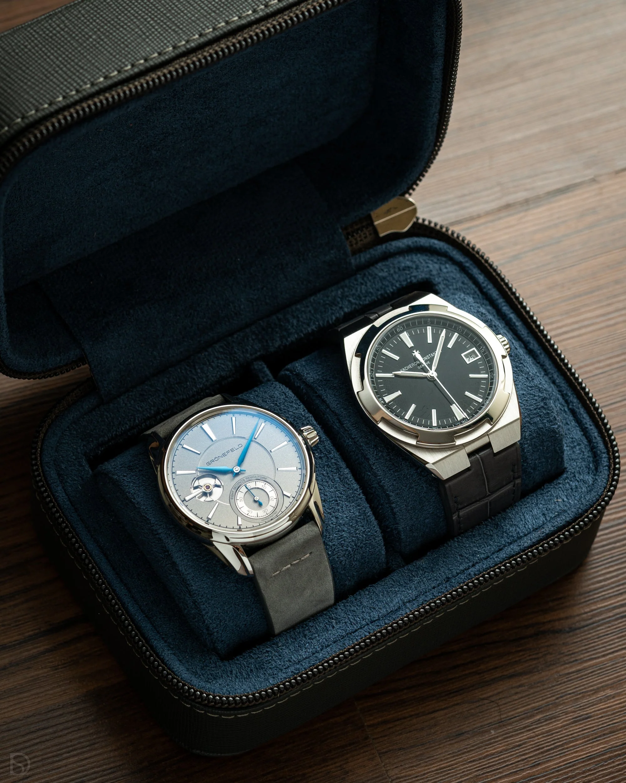 Zip Box (Two) - Grey/Navy - Image 3